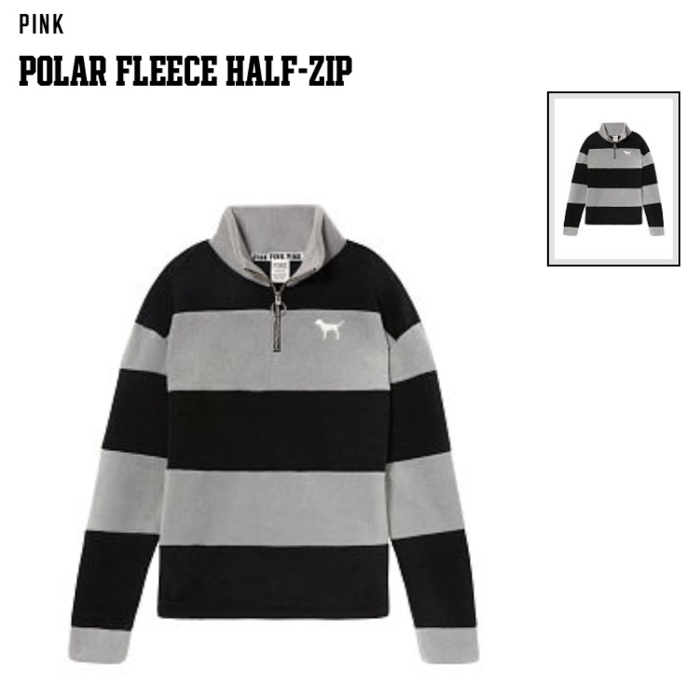 BRAND NEW Victoria’s Secret Polar Fleece Half Zip!